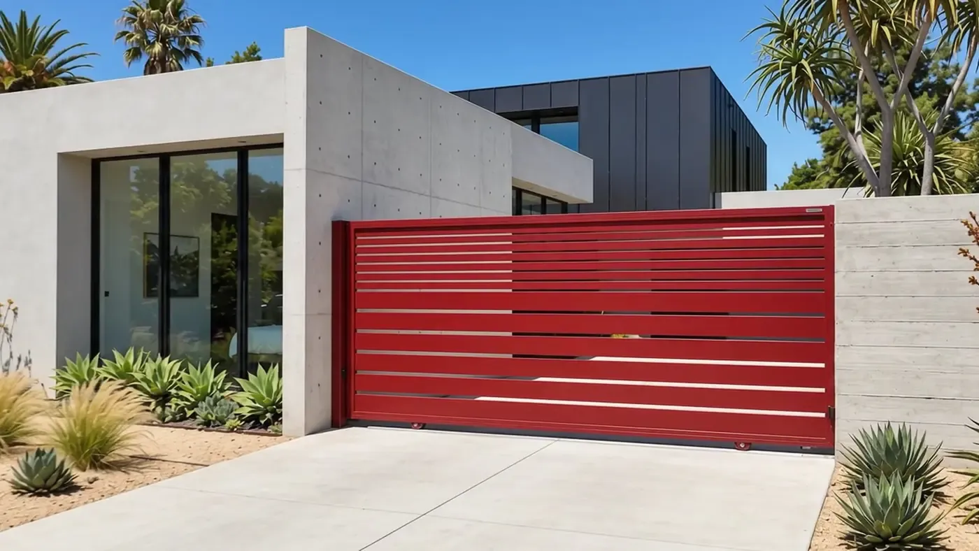 Driveway Gates — custom aluminum by Mulholland Brand, installed across Southern California